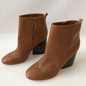 Tory Burch Tan Leather Ankle Booties